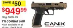 Dunham's Sports TTI COMBAT 9MM offer