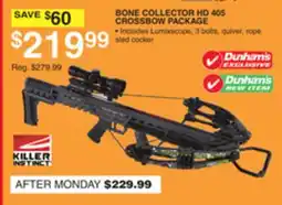 Dunham's Sports BONE COLLECTOR HD 405 CROSSBOW PACKAGE offer