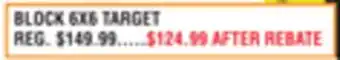 Dunham's Sports BLOCK 6X6 TARGET offer
