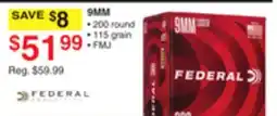 Dunham's Sports 9MM offer
