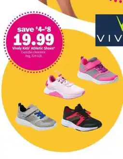 Meijer Vively Kids’ Athletic Shoes offer