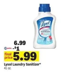 Meijer Lysol Laundry Sanitizer offer