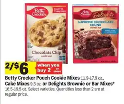Meijer Betty Crocker Mixes offer