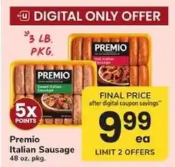 Safeway Premio Italian Sausage offer