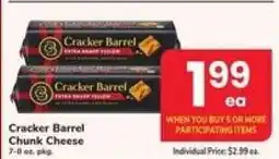 Safeway Cracker Barrel Chunk Cheese offer