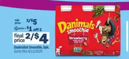 Meijer Danimals Smoothie, 6pk offer