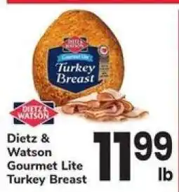 Safeway Dietz & Watson Gourmet Lite Turkey Breast offer