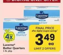Safeway Lucerne Butter Quarters offer