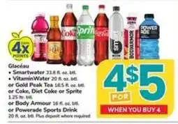 Safeway Glaceau and other drinks offer