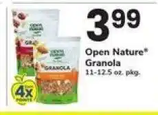 Safeway Open Nature Granola offer