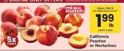 Safeway California Peaches or Nectarines offer
