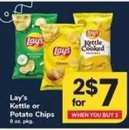 Safeway Lay's Kettle or Potato Chips offer