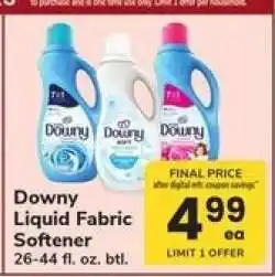 Safeway Downy Liquid Fabric Softener offer
