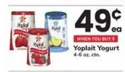 Safeway Yoplait Yogurt offer