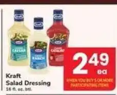 Safeway Kraft Salad Dressing offer