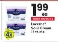 Safeway Lucerne Sour Cream offer