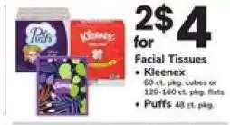 Safeway Facial Tissues offer