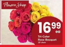 Safeway Tri-Color Rose Bouquet offer