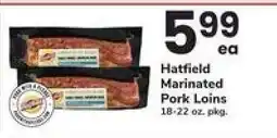Safeway Hatfield Marinated Pork Loins offer