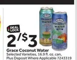 Stop&Shop Grace Coconut Water offer