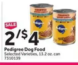 Stop&Shop Pedigree Dog Food offer