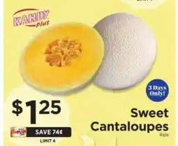 ShopRite Sweet Cantaloupes offer