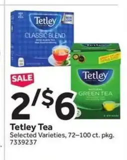Stop&Shop Tetley Tea offer