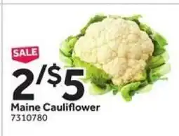 Stop&Shop Maine Cauliflower offer