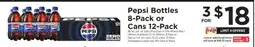 ShopRite Pepsi Bottles 8-Pack or Cans 12-Pack offer