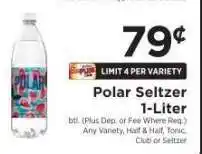 ShopRite Polar Seltzer 1-Liter offer