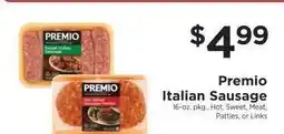 ShopRite Premio Italian Sausage offer