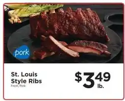 ShopRite St. Louis Style Ribs offer