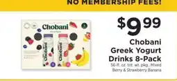 ShopRite Chobani Greek Yogurt Drinks 8-Pack offer