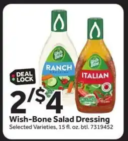 Stop&Shop Wish-Bone Salad Dressing offer