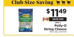 ShopRite Polly-O String Cheese offer