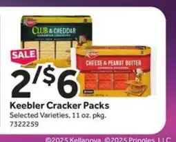 Stop&Shop Keebler Cracker Packs offer