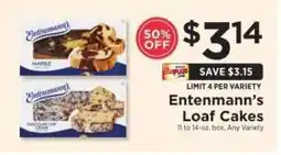 ShopRite Entenmann's Loaf Cakes offer
