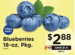 ShopRite Blueberries offer