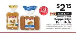 ShopRite Pepperidge Farm Rolls offer