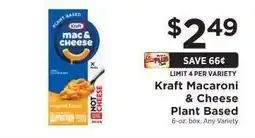 ShopRite Kraft Macaroni & Cheese Plant Based offer