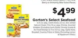 ShopRite Gorton's Select Seafood offer