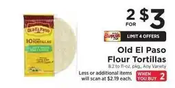 ShopRite Old El Paso Flour Tortillas offer