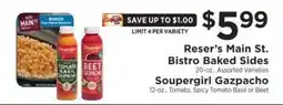 ShopRite Reser's Main St. Bistro Baked Sides offer