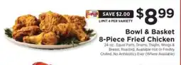 ShopRite Bowl & Basket 8-Piece Fried Chicken offer