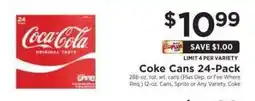 ShopRite Coke Cans 24-Pack offer