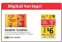 ShopRite Keebler Cookies offer