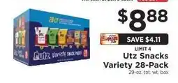 ShopRite Utz Snacks Variety 28-Pack offer