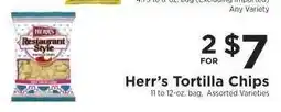 ShopRite Herr's Tortilla Chips offer