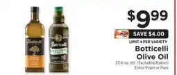 ShopRite Botticelli Olive Oil offer