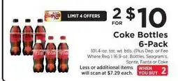 ShopRite Coke Bottles 6-Pack offer